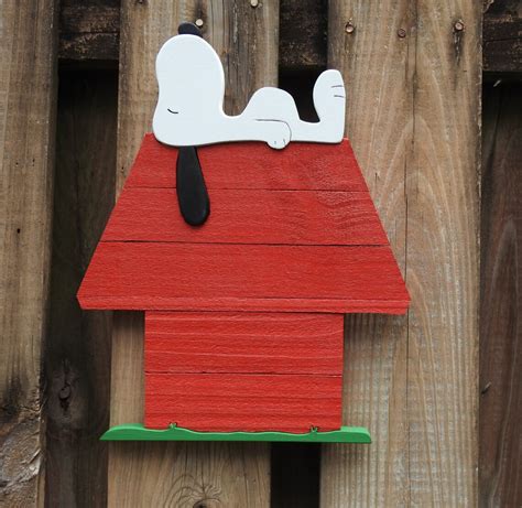 Sleeping Snoopy on His Doghouse Wall Decor Dog Days of | Etsy