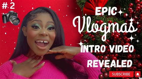 Vlogmas Intro 2023 My First Ever Vlogmas Intro Reveal YouTube