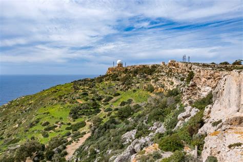 Dingli cliffs, Malta stock image. Image of famous, stone - 113442465