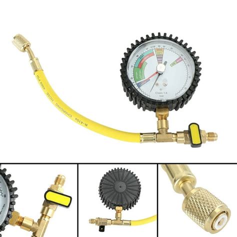 Nitrogen Pressure Test Gauge For Air Conditioning Nitrogen Regulator