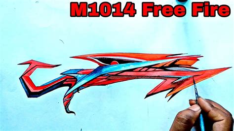 M1014 Evo Gun Drawing Free Fire M1014 Evo Gun Drawing Evo Gun Drawing