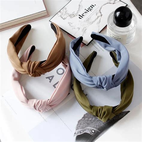 Fashion Womens Hairband Headband Solid Headwear Classic Girls Hair