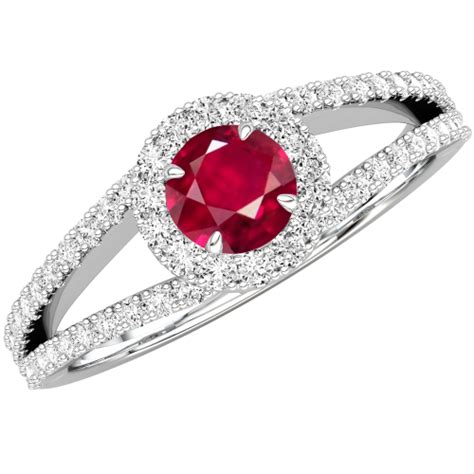 The July Birthstone Ruby Purely Diamonds