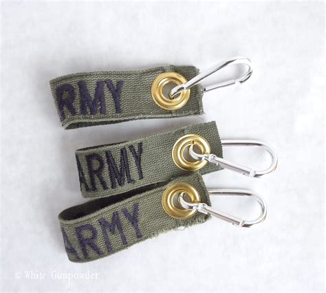 The Military Diy Us Army Keychains White Gunpowder