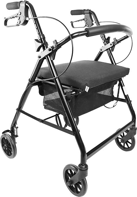 Kmina Rollator Faltbar Und Leicht Mit Sitz Rollator Schmal F R