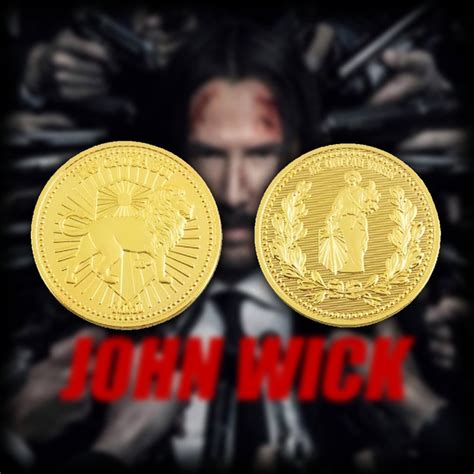 Gold Coin John Wick Etsy