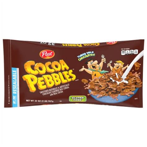 Post® Cocoa Pebbles™ Bag Cereal 32 Oz Kroger