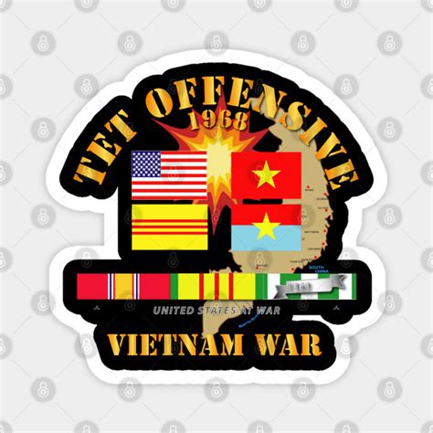 Vietnam - 1968 Tet Offensive - Vietnam 1968 Tet Offensive - Magnet | TeePublic