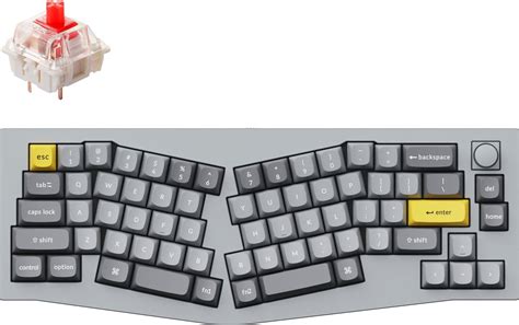 Клавиатура Keychron Q8 QMK Gateron G PRO Red Hot Swap RGB Knob EN Grey Q8N1 KEYCHRON купить