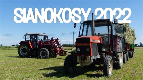 SIANOKOSY 2022 II POKOS ZETOR 9245 URSUS C385 MF 255 YouTube