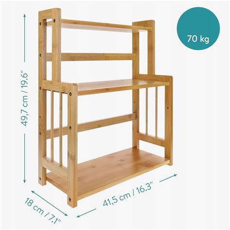 P Ka Kuchenna Stojak Rega Na Przyprawy Bambus Poziomowy Drewniany