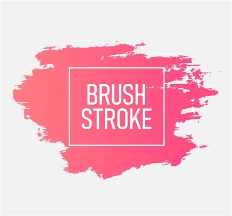 Premium Vector Abstract Pink Watercolor Brush Stroke Background