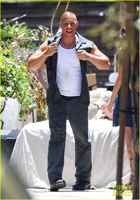 Vin Diesel Does Some Fiery Stunt Work For Fast And Furious 7 See The Action Pics Photo