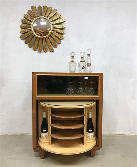 Art deco midcentury modern liquor cabinet | #84627