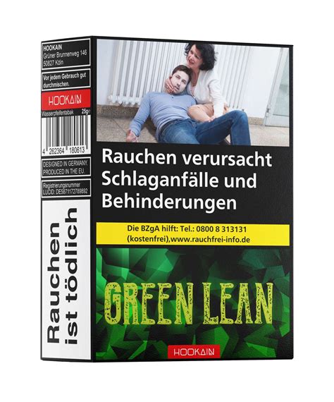 Hookain Tabak Green Lean 25g Kaufen Shisha Oase