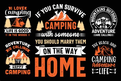 Camping Retro Vintage T Shirt Design Vector Art At Vecteezy