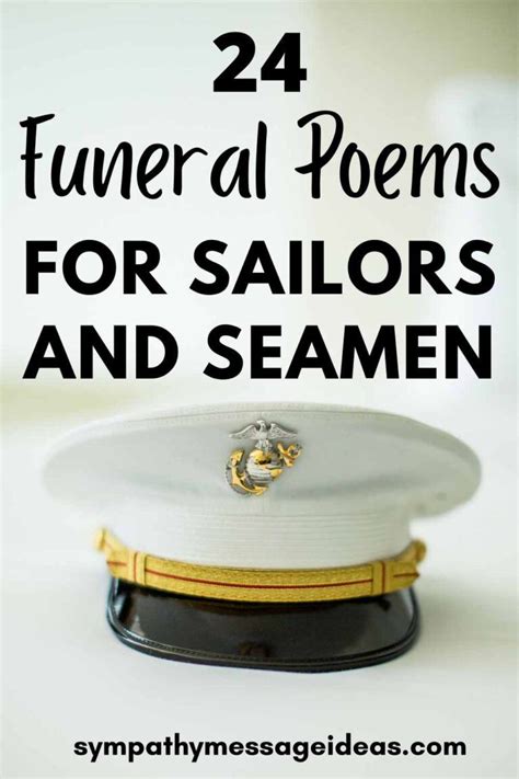 Sea Poems Sympathy Card Messages Funeral Quotes Pomes Boat Captain Memorial Poems Words Of