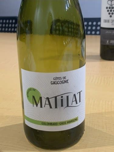 Domaine De Matilat Colombard Gros Manseng Vivino US