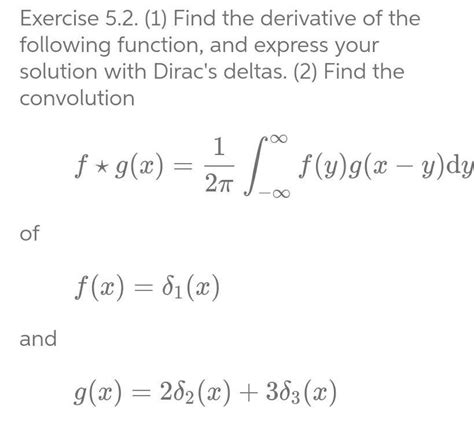 Answered Exercise 5 2 1 Find The Derivative Of The Following Calculus Kunduz