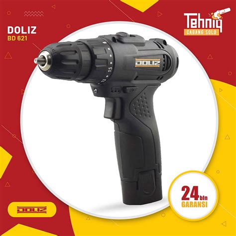 Jual Mesin Bor Baterai Tanpa Kabel Doliz Bd Cordless Drill Mm