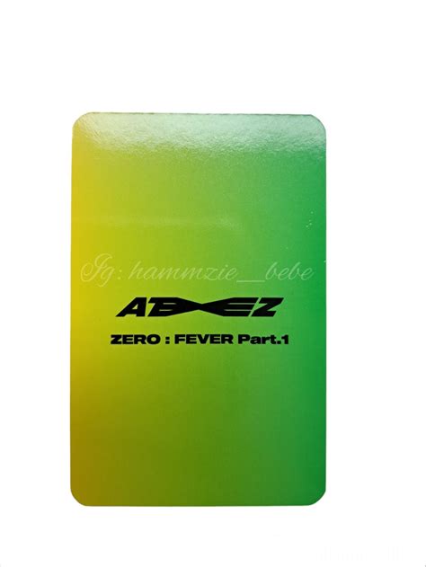 Ateez Kpop Seonghwa Hwa Pc Karta Pop Fever Zgierz OLX Pl