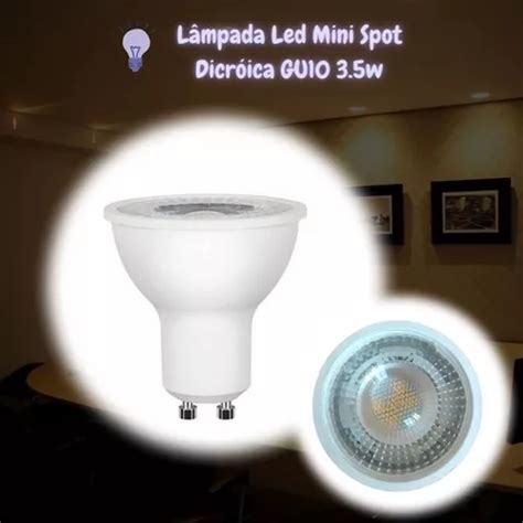 Lâmpada Led Spot Dicróica Gu10 Branco Frio 6000k Mercadolivre