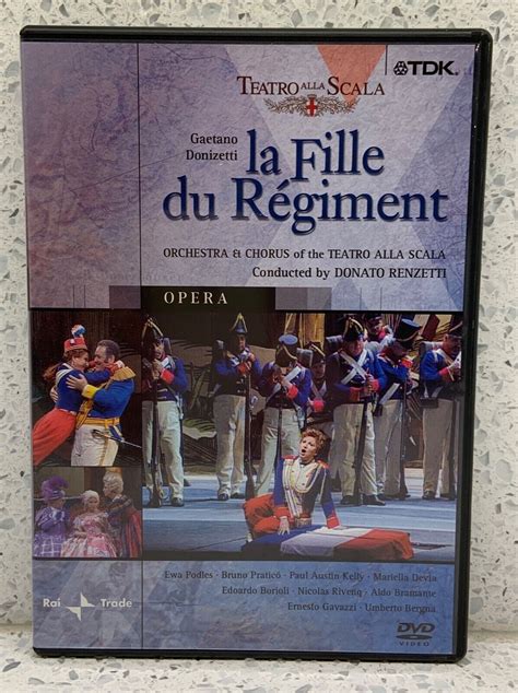 DONIZETTI La Fille Du Regiment DVD 2003 ZEFFIRELLI Teatro Alla Scala