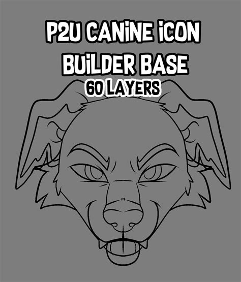 Canine Icon Builder Base On Toyhouse