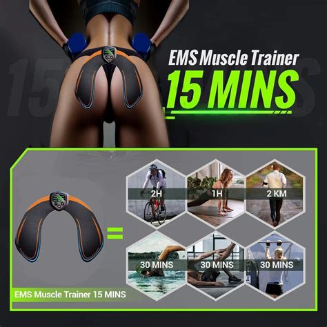 Hip And Buttock Pad Adjustable Modes Ems Hips Trainer Muscle Stimulation