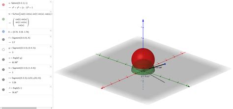 Spherical Coordinates 001 GeoGebra