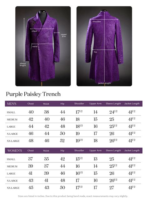 Purple Paisley Trench Prince Official Store