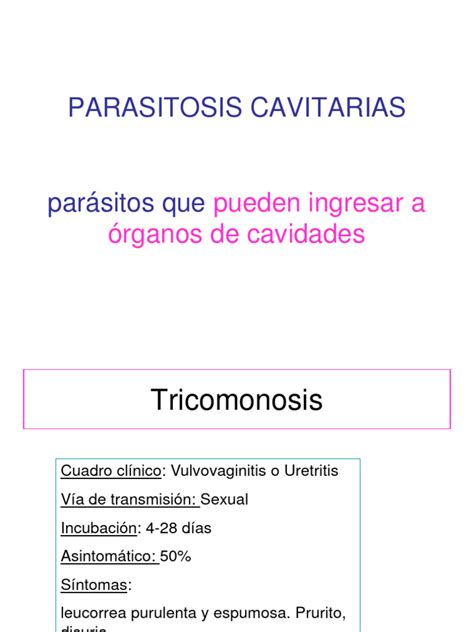 Parasitosis Cavitarias Snc4436deb260affd245a2f0344f42e5438 1 Descargar Gratis Pdf