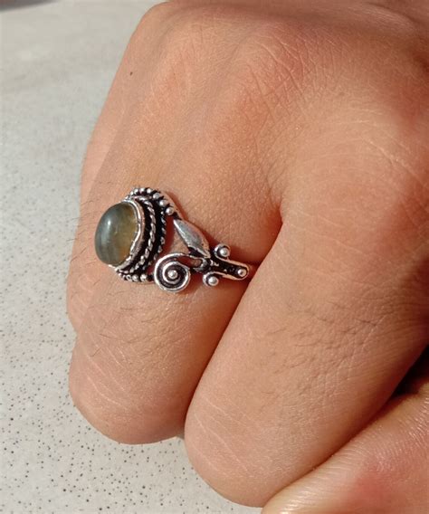 Spinner Meditation Rings 925 Sterling Silver Ring Handmade Etsy