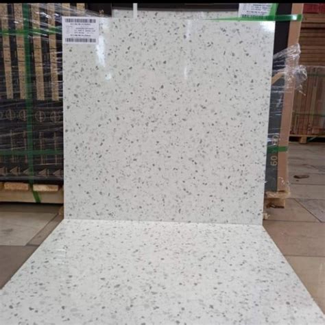 Jual Granit Lantai Dingding 60x60 Arena Teraso White Motif Terazzo