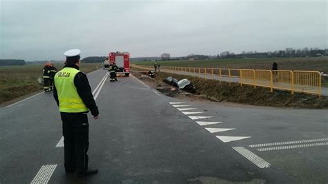 Wypadek na trasie Siemiatycze Ciechanowiec 6 osób trafiło do szpitala