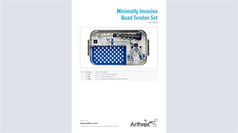 Arthrex Quad Tendon Harvest And Preparation