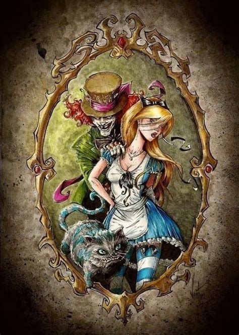 Alice And Hatter In Wonderland Top Beatiful Stl File 3d Printable