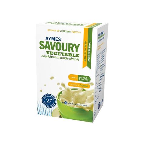 Aymes Savoury Vegetable Flavour Sachet 57g X 7 Easymeds Pharmacy