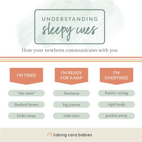 Understanding Newborn Sleepy Cues Taking Cara Babies