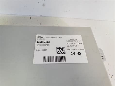 OEM 2011 - 2014 BMW X3 Cas Control Module 9247480 | eBay
