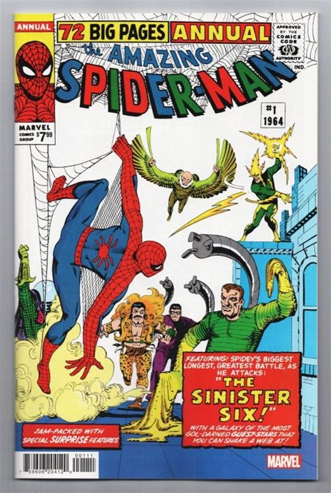 Amazing Spider Man Annual Facsimile Edition Marvel Nm