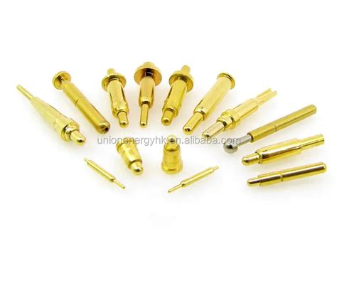 Customized Brass Pogo Pins Connectors Spring Loaded Pogo Pin Gold