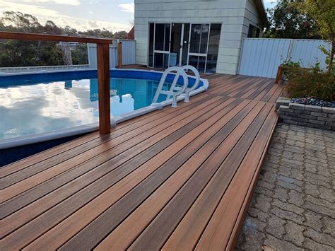 Building A Deck Around Pool Your Options Wa Timber Decking