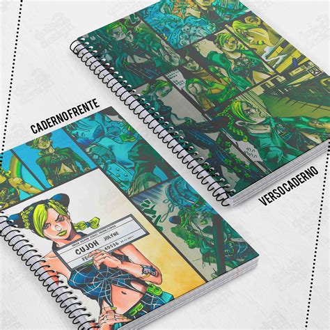 Caderno Personalizado Jojo S Bizarre Adventure Fls Elo