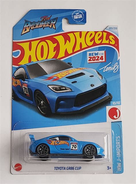 Hot Wheels Hw J Imports Of Toyota Gr Cup Toni Briedinger Blue Hry