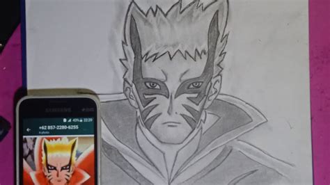 How To Draw Naruto Characterhow Draw Naruto Baryone Mode Step By Step