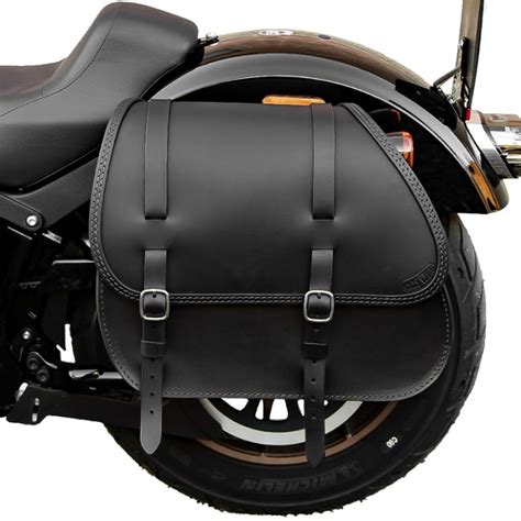 Hard Saddlebags Set For Harley Dyna Low Rider S Craftride Dallas 23Ltr