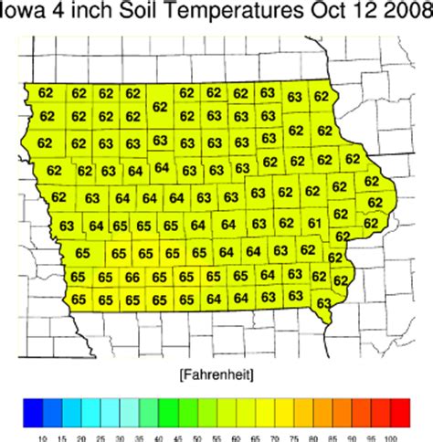 Soil Temperature Iowa Map - Emelia Morganica