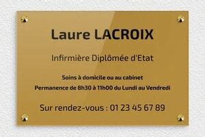 Plaque Professionnelle Personnalis E Grav E Ou Imprim E Otypo