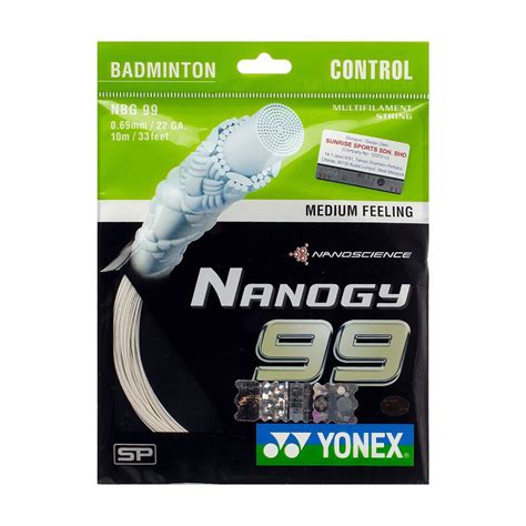 Yonex Nanogy Badminton String Original From Sunrise Made In